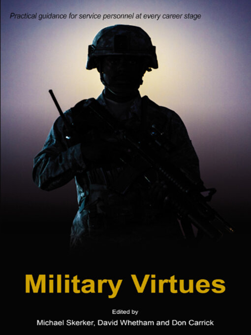 Title details for Military Virtues by Prof. Michael Skerker - Available